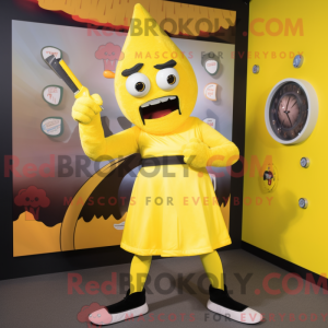 Yellow Knife Thrower mascot...