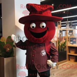 Maroon Pepper maskot...