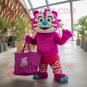 Magenta Tiger maskot...