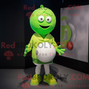Lime Green Handball Ball...