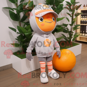 Gray Grapefruit mascot...