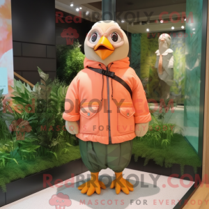 Peach Quail Maskottchen...
