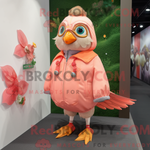 Peach Quail Maskottchen...