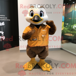 Brown Gosling mascot...