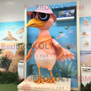Peach Archaeopteryx maskot...