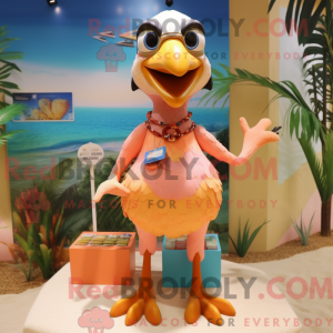 Peach Archaeopteryx maskot...