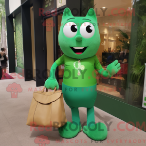 Green Hourglass mascot...