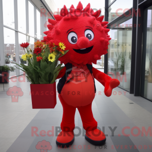 Red Bouquet Of Flowers...