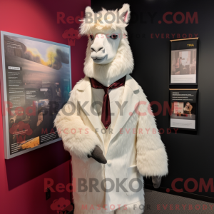 Costume mascotte de lama...