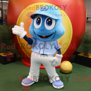 Sky Blue Baseball Ball...