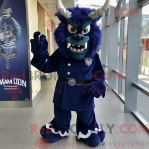 Navy Demon maskot...