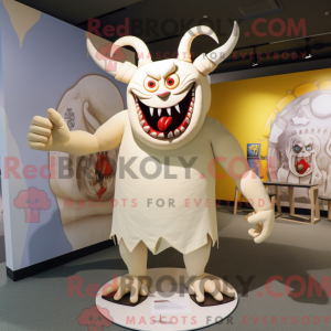 Cream Demon mascot costume...