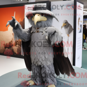 Gray Eagle mascot costume...