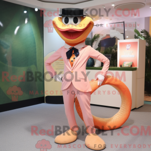 Peach Snake maskot kostume...