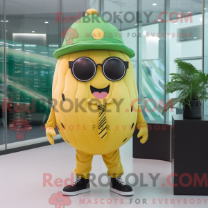 Guld vandmelon maskot...