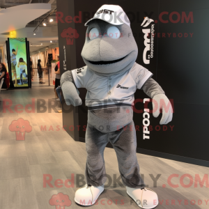 Gray Momentum mascot...