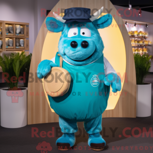Cyan Beef Wellington mascot...