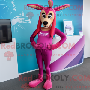 Postava maskota Magenta...