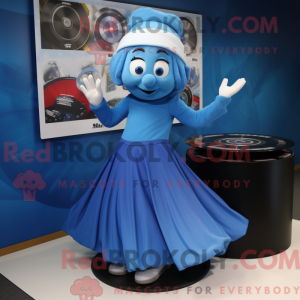 Blue Plate Spinner mascot...