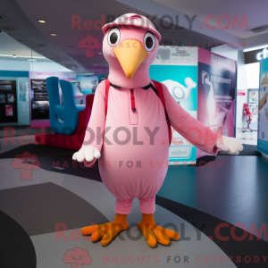 Pink Albatross mascot...