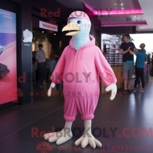 Roze Albatros mascotte...