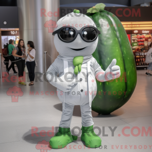 Silver Cucumber mascot...