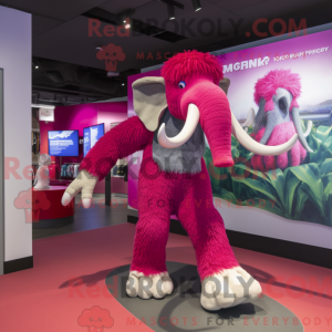 Magenta Mammoth mascot...