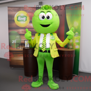 Lime Green Meatballs mascot...