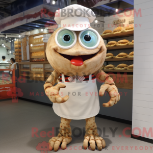 Beige Crab Cakes mascot...