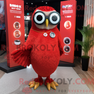 Red Owl mascot costume...