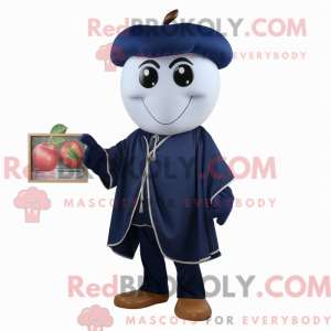 Navy Apple mascot costume...