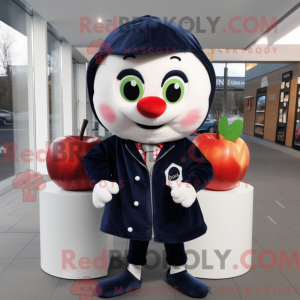 Navy Apple maskot kostume...