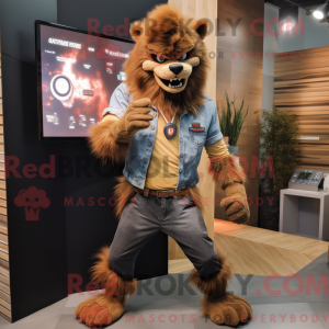 Personnage mascotte de...
