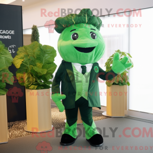Forest Green Cabbage mascot...