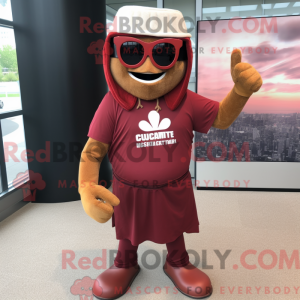 Maskottchenkostüm Maroon...