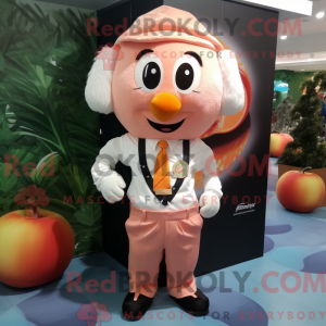 Peach Apricot Maskottchen...
