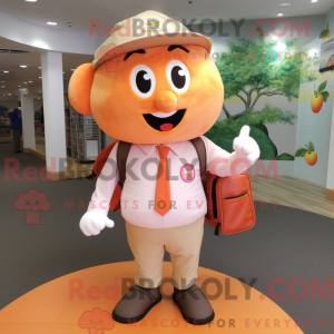 Peach Apricot Maskottchen...