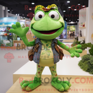 Frosch-Maskottchen-Kostüm...