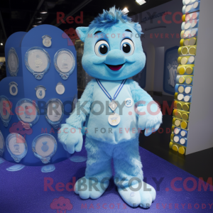 Blue Ice mascot costume...