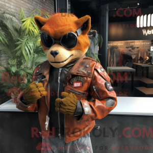 Rust Chupacabra mascot...