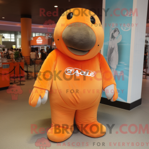Disfraz de mascota Orange...