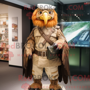 Hawk mascot costume...