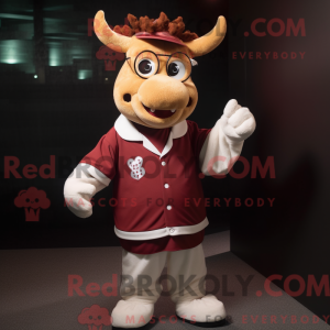 Maroon Jersey Cow...