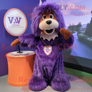 Purple Shepard S Pie mascot...