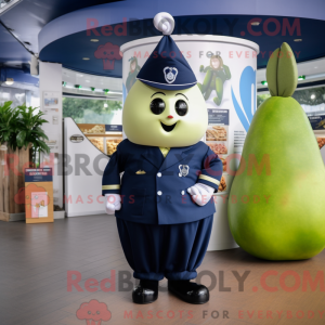Navy Pear maskot kostume...