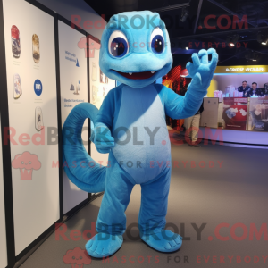 Sky Blue Hydra maskot...