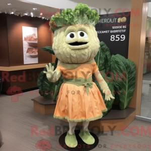 Peach Caesar Salat maskot...