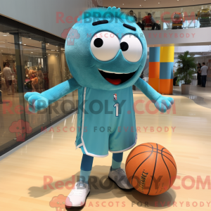 Turquoise Basketball Ball...