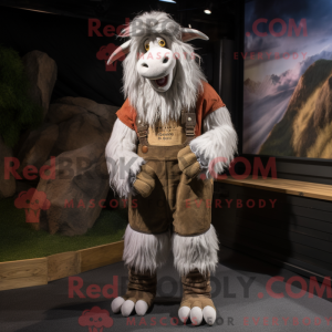 Gray Boer Goat mascot...