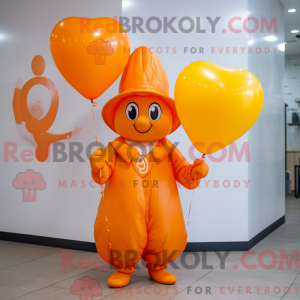Orange hjerteformede...